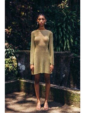 zennie knit dress Cult Gaia Zennie Knit Dress in Burgundy Melange